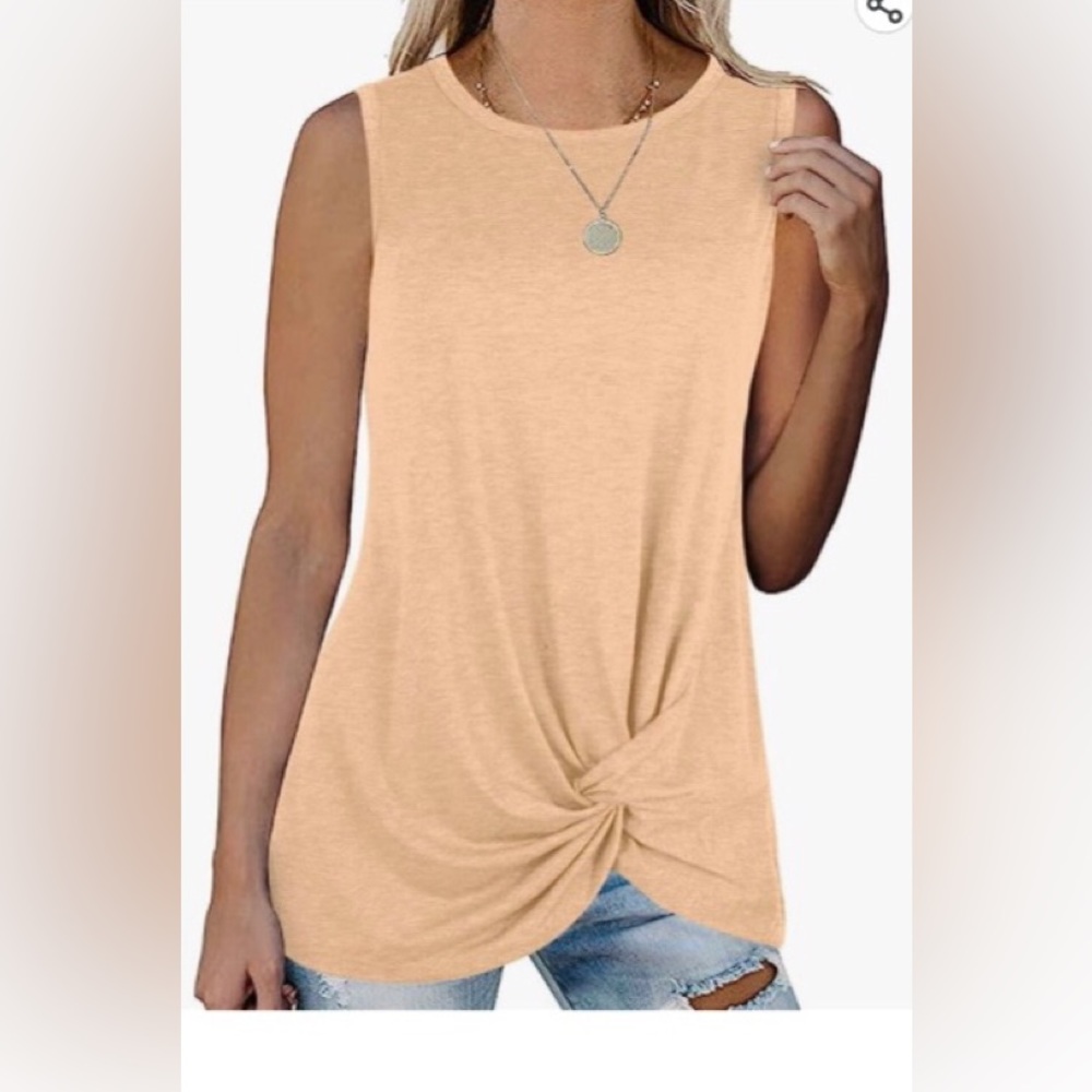 Front knot tunic.